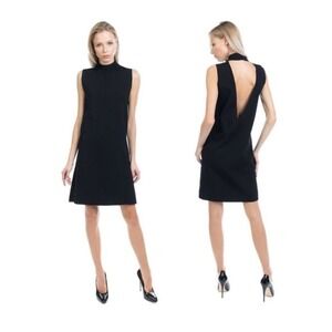 Solace London Franklin Mini Dress Black Size 6 Open‎ Back Cocktail